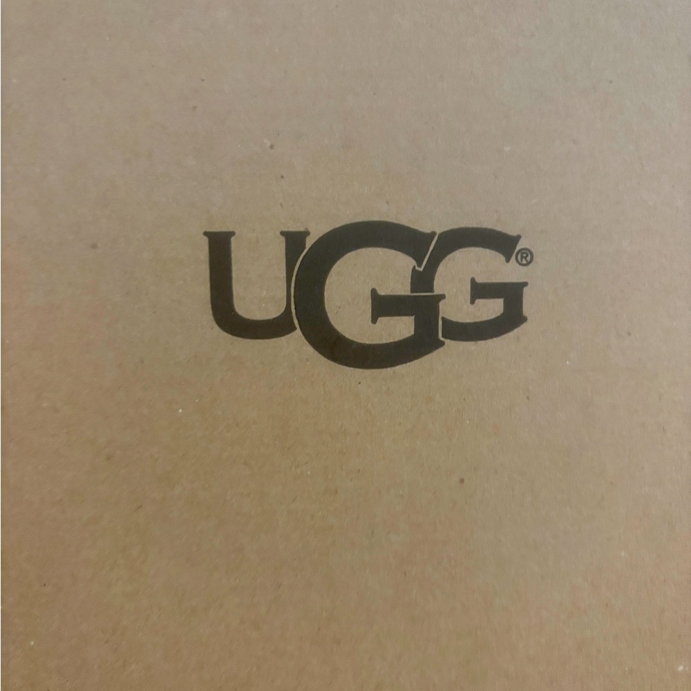 UGG Tan and Black Shoe Box